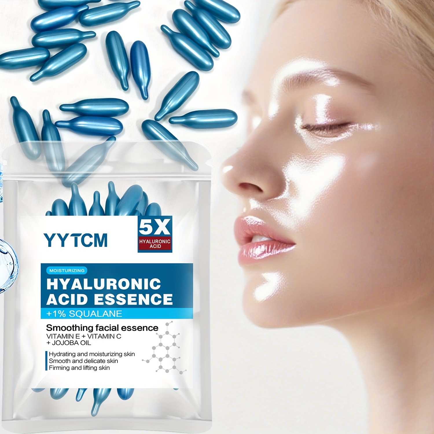 Azelaic Acid Serum - Hyaluronic acid deep moisturizing capsule essence,