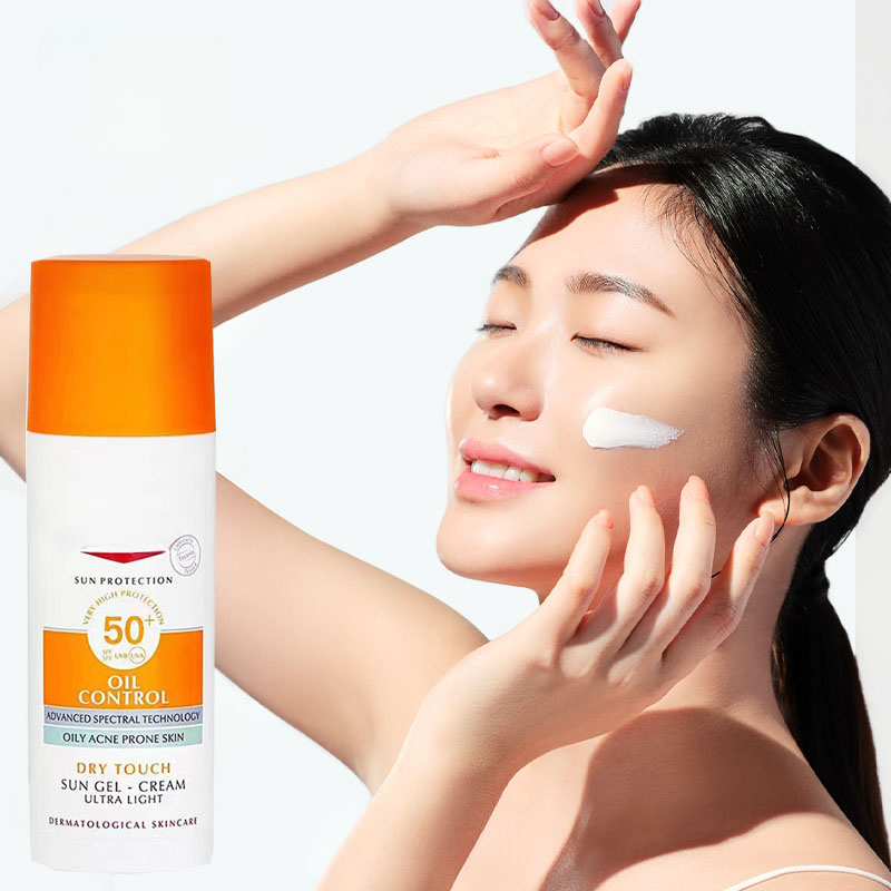 Spf 50 Sunscreen - 50ml oil control refreshing and sun