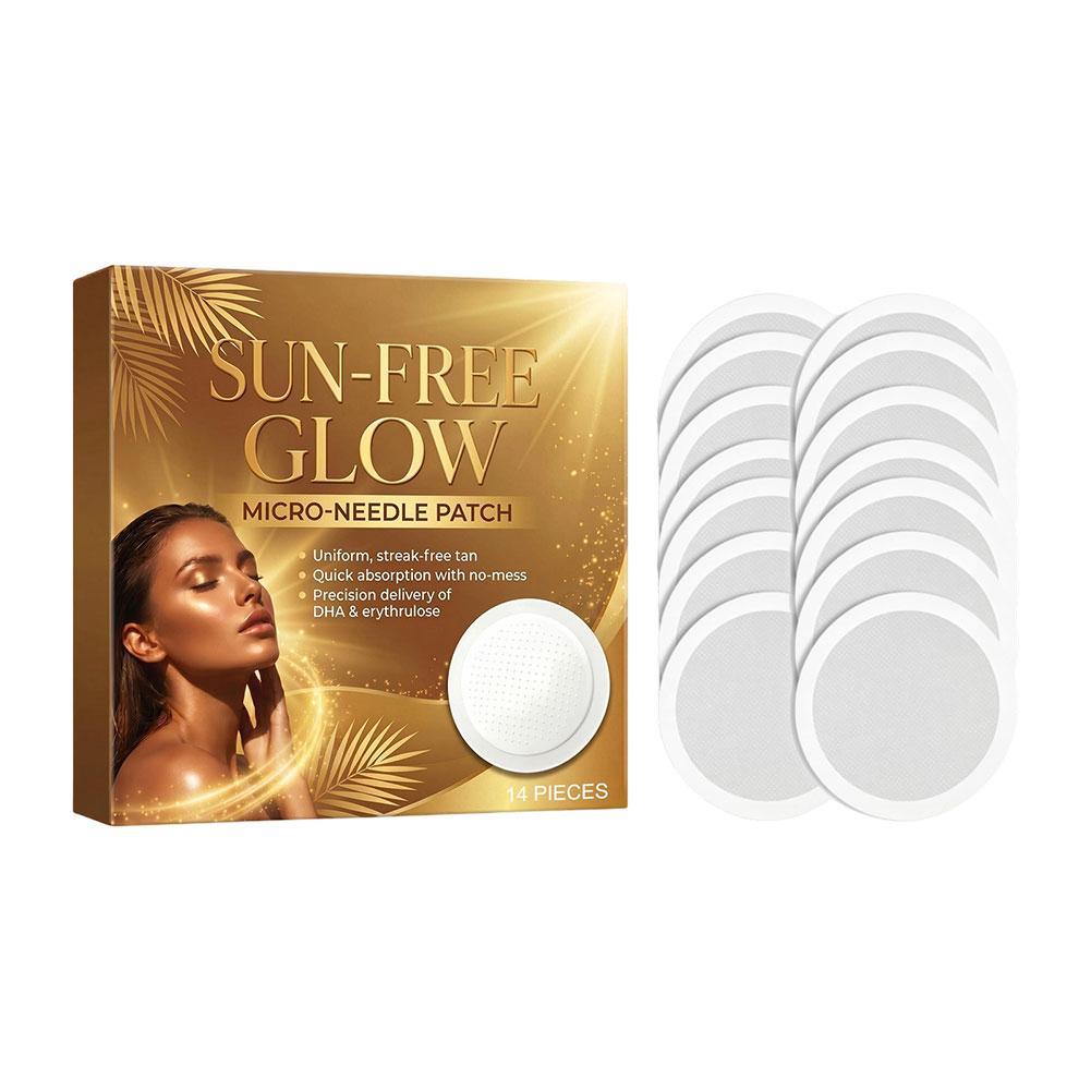 Skincare Glow Glowing - 14Pcs Sun-Free Glow Microneedle Tanning Patch