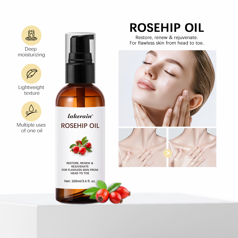 Face Oil Rosehip - Organic Rosehip Oil 30ml Fast Absorbing
