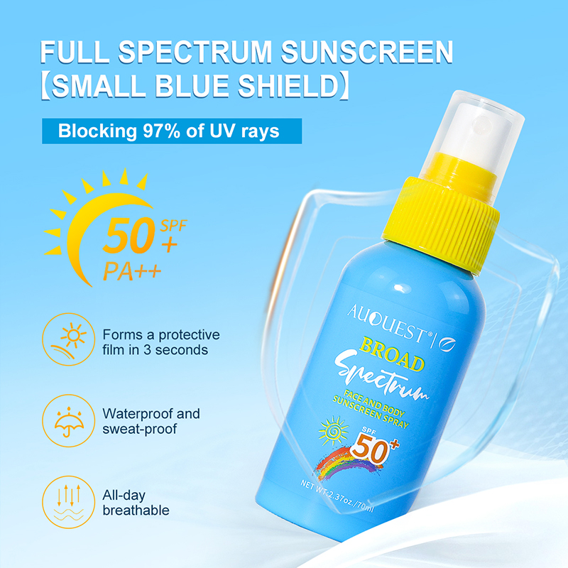 Spf 50 Sunscreen - Facial & Body Sunscreen Spray SPF