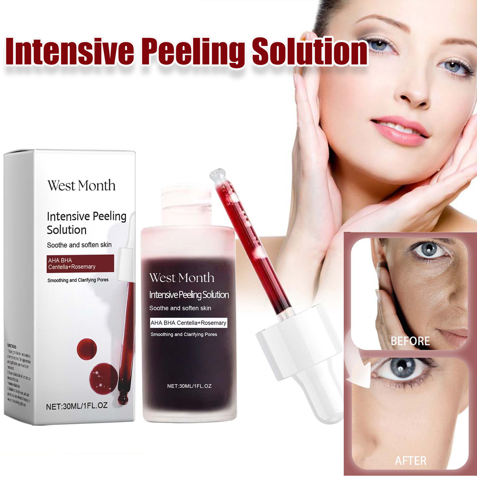 Azelaic Acid Serum - Peeling Face Serum Anti Acne Brightening