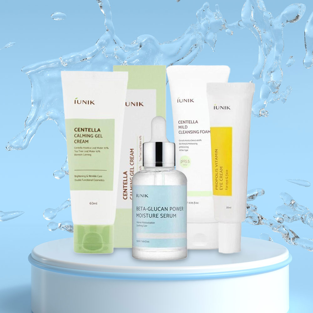 Azelaic Acid Serum - Korean IUNIK Beta-Glucan Skincare Set Centella
