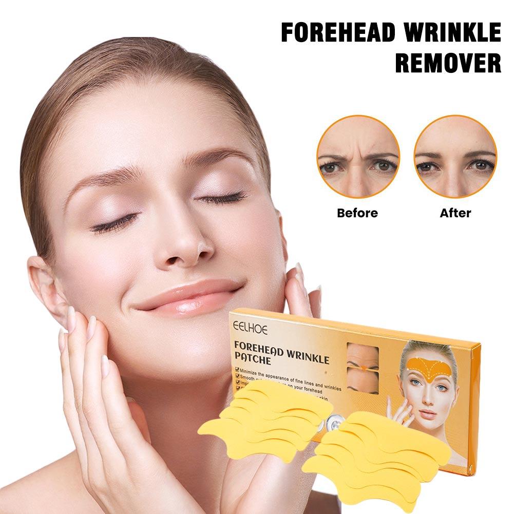 Skincare Collagen - 10pcs/box Forehead Wrinkle Patch Lightening Forehead
