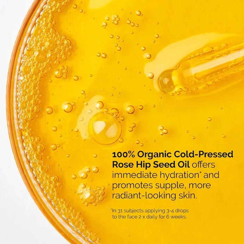 100% Organic Cold-Pressed Rose - Face Oil Rosehip ulasan dan harga