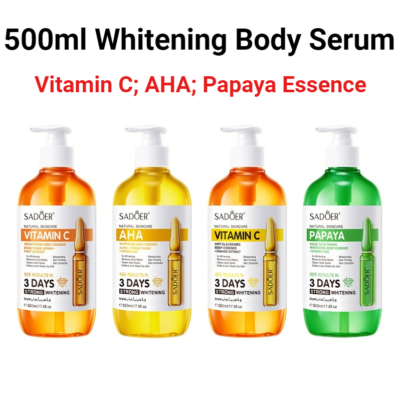 SADOER AHA Whitening Body Esse - Azelaic Acid Serum ulasan dan harga