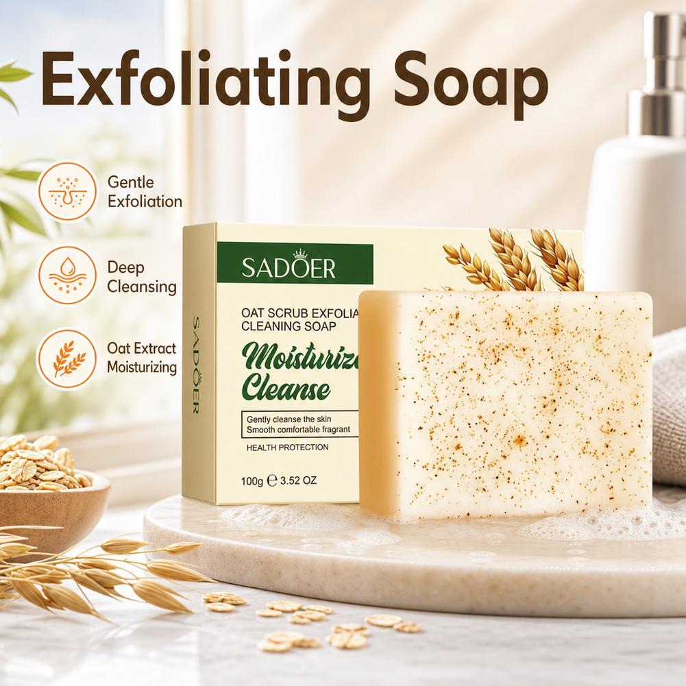 Oat Scrub Exfoliating Cleaning - Skincare Oat ulasan dan harga