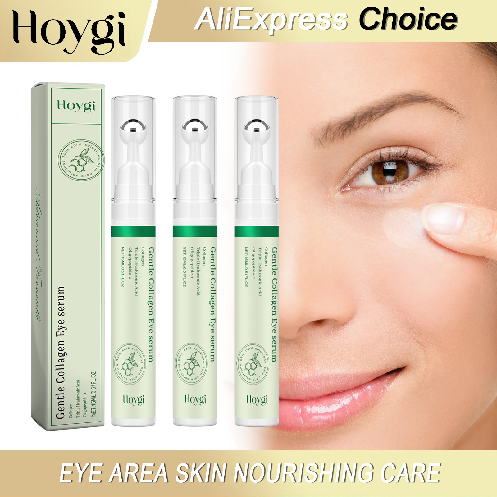 HOYGI Collagen Eye Serum Anti  - Caffeine Eye Serum ulasan dan harga