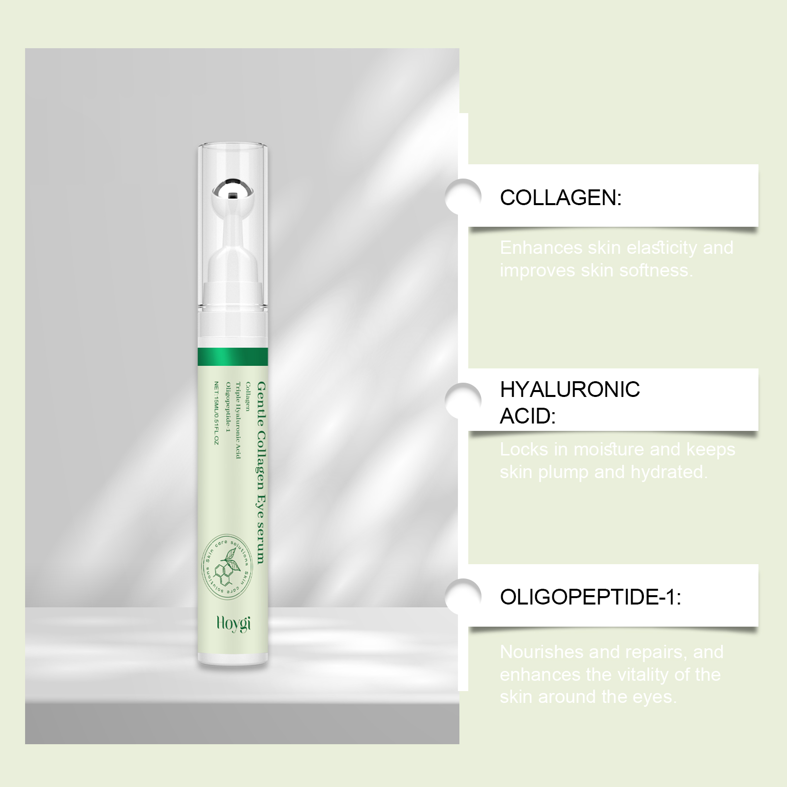 HOYGI Collagen Eye Serum Anti  - Caffeine Eye Serum ulasan dan harga