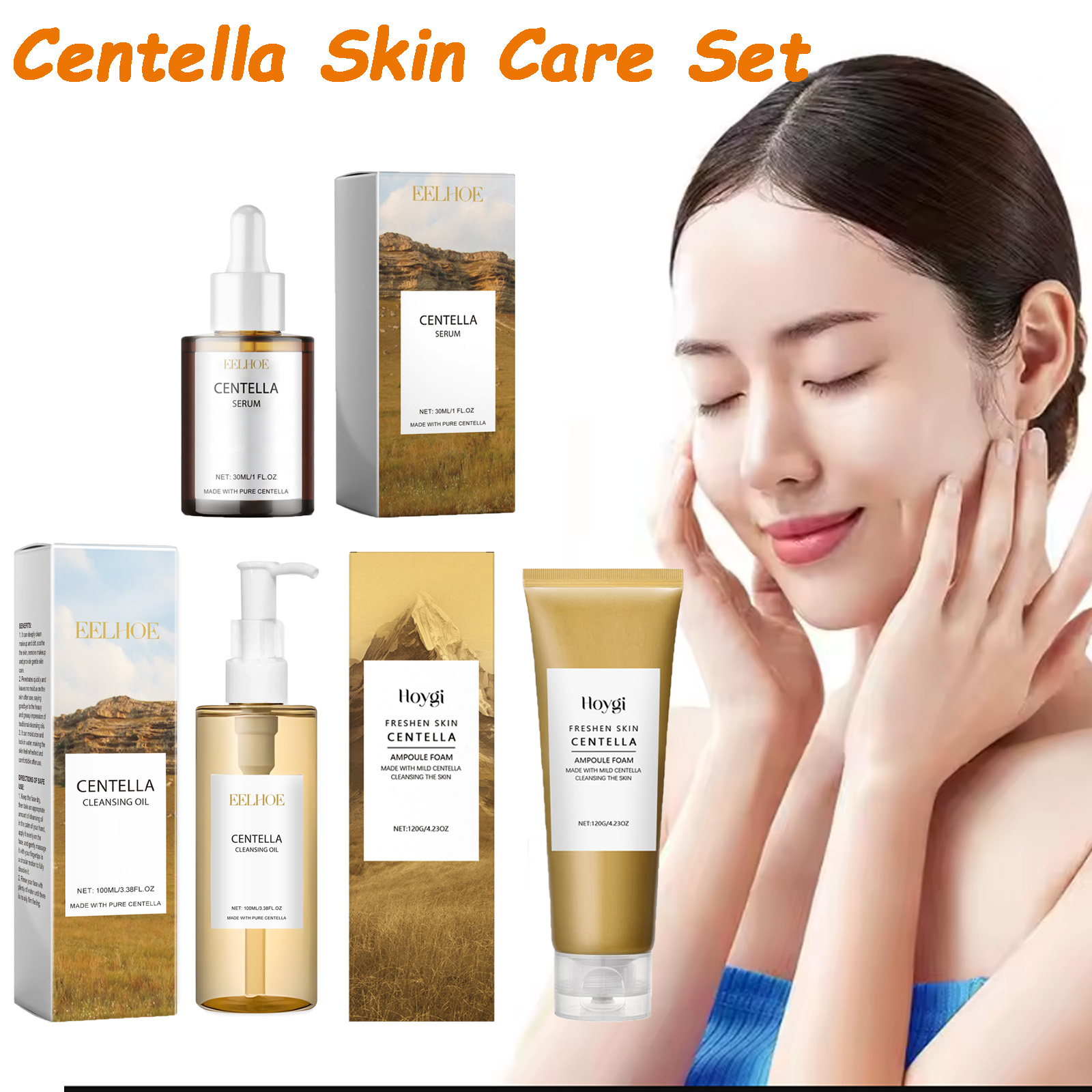 Centella Skin Care Set Centell - Skincare Glow Glowing ulasan dan harga