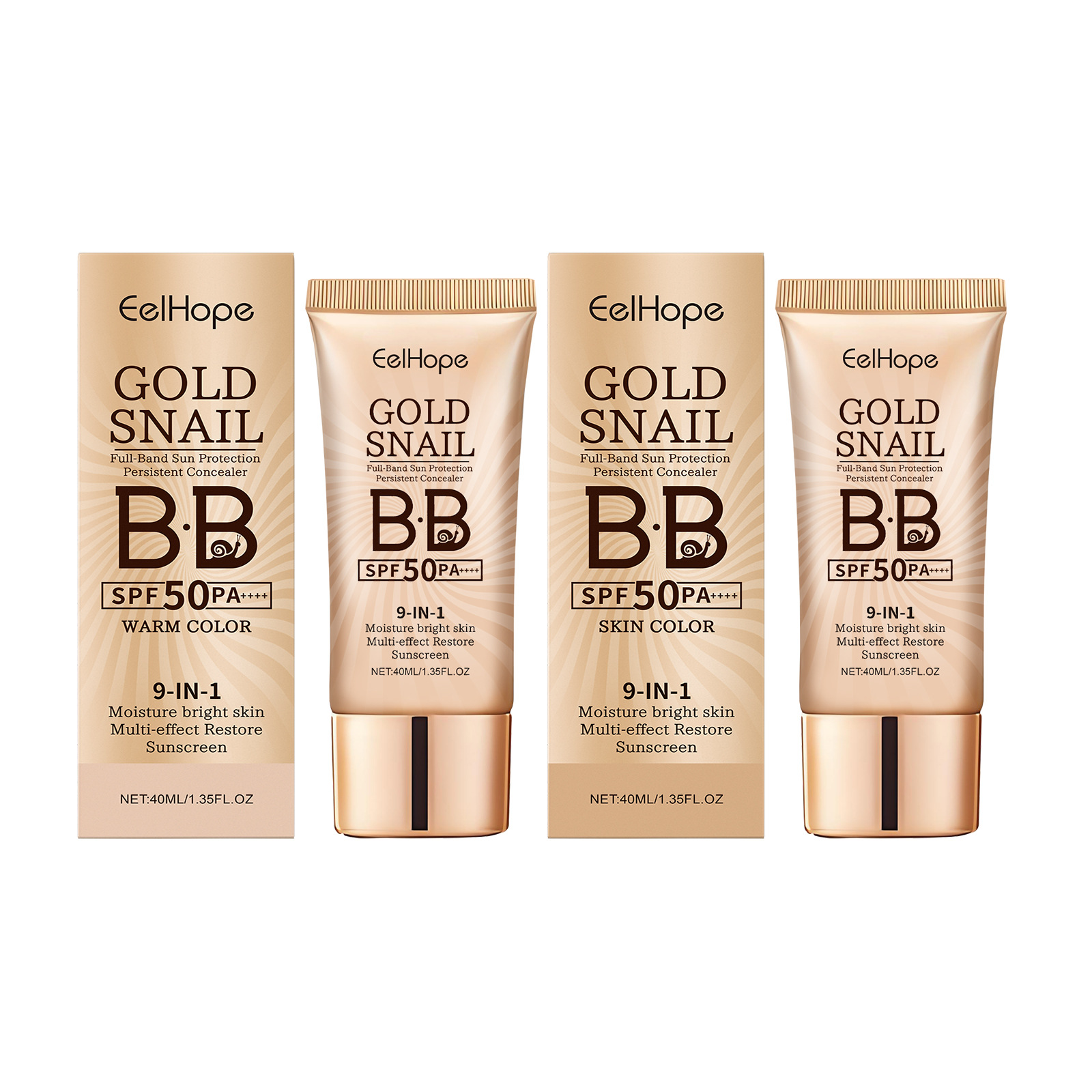 Gold Snail Sunscreen BB Cream  - Spf 50 Sunscreen ulasan dan harga