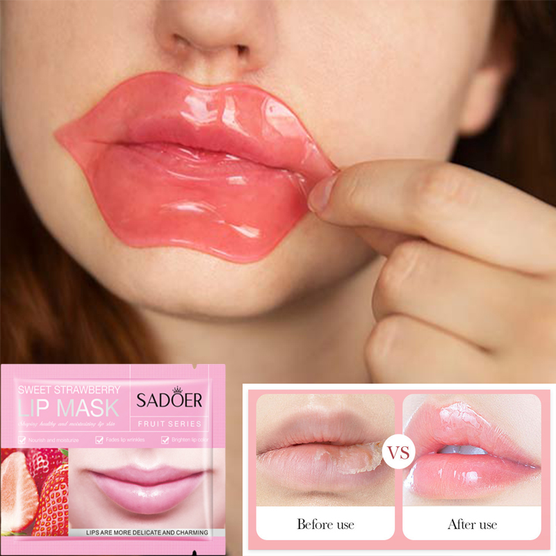 SADOER Fruits Moisturizing Lip - Skincare Collagen ulasan dan harga