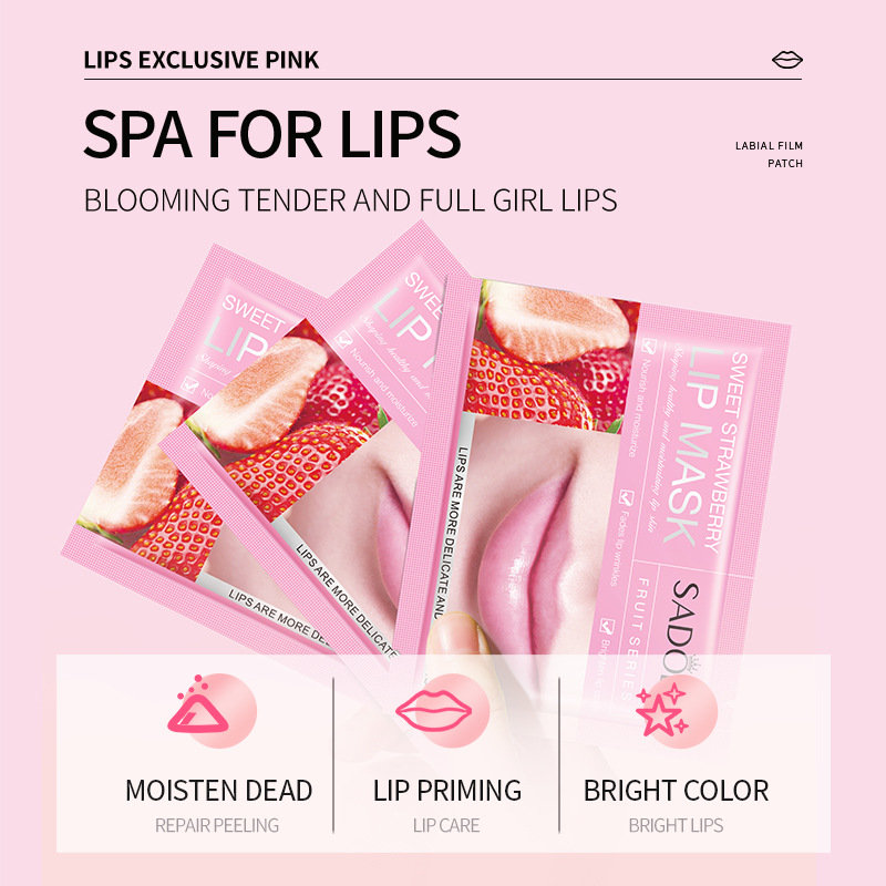 SADOER Fruits Moisturizing Lip - Skincare Collagen ulasan dan harga