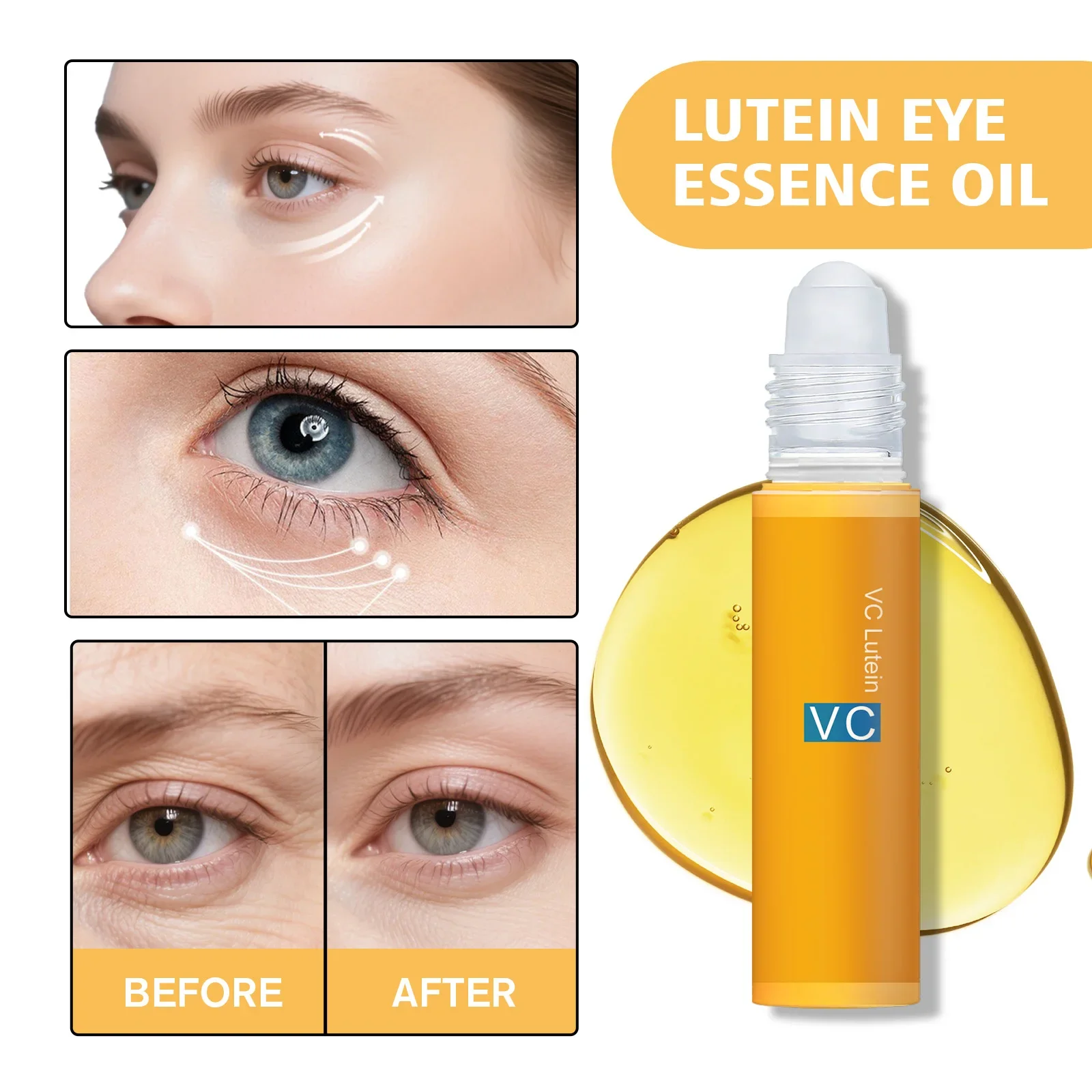 Vitamin C Eye Treatment Oil 10 - Caffeine Eye Serum ulasan dan harga