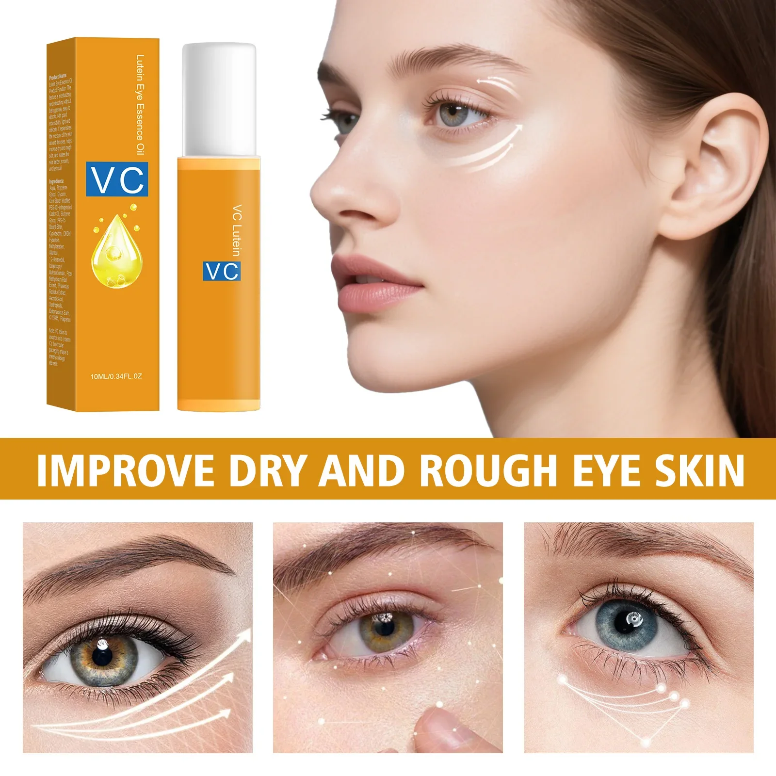 Vitamin C Eye Treatment Oil 10 - Caffeine Eye Serum ulasan dan harga