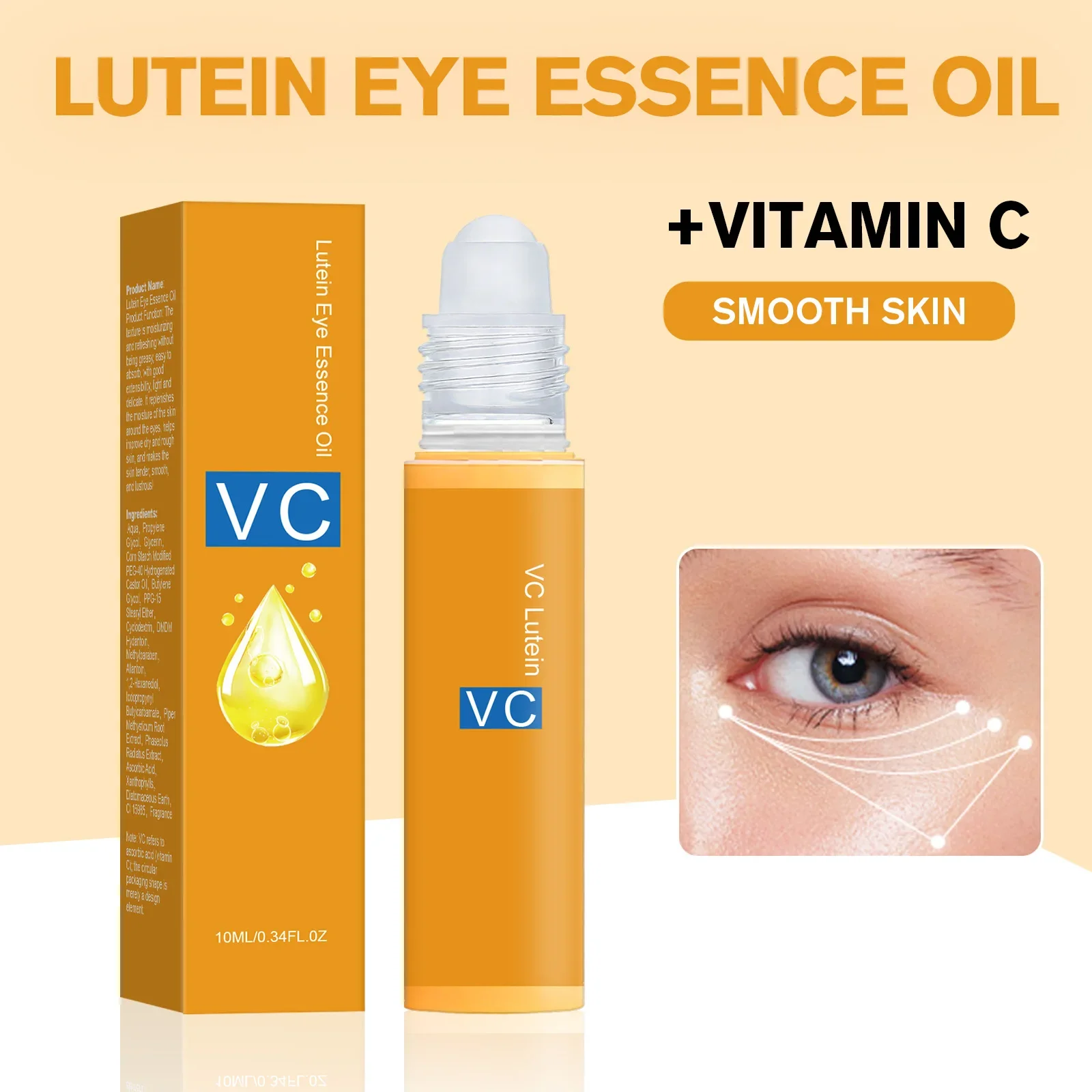 Vitamin C Eye Treatment Oil 10 - Caffeine Eye Serum ulasan dan harga