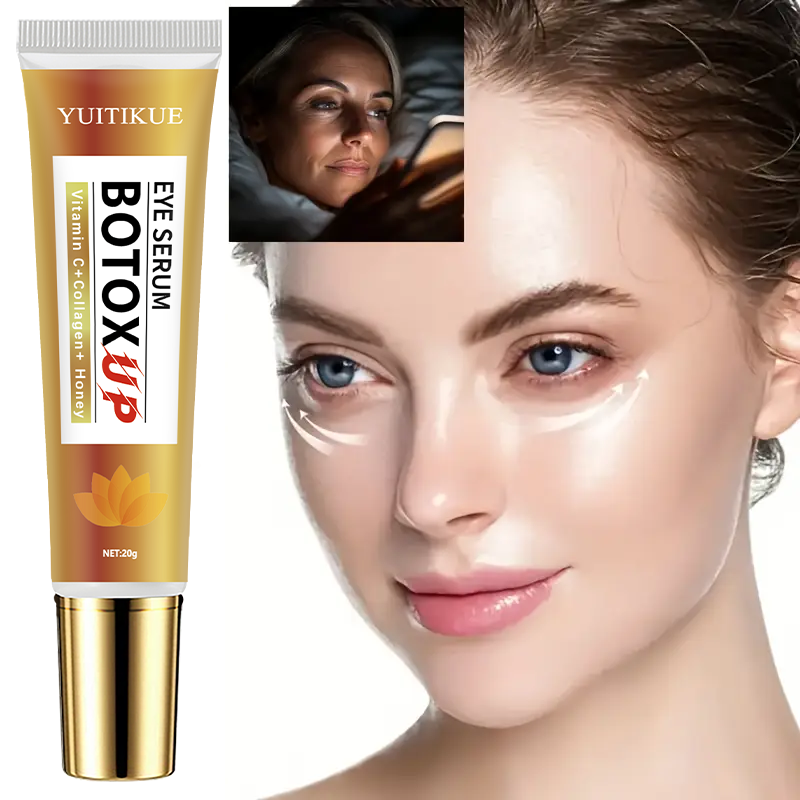 YUITIKUE Vitamin C & Collagen  - Caffeine Eye Serum ulasan dan harga