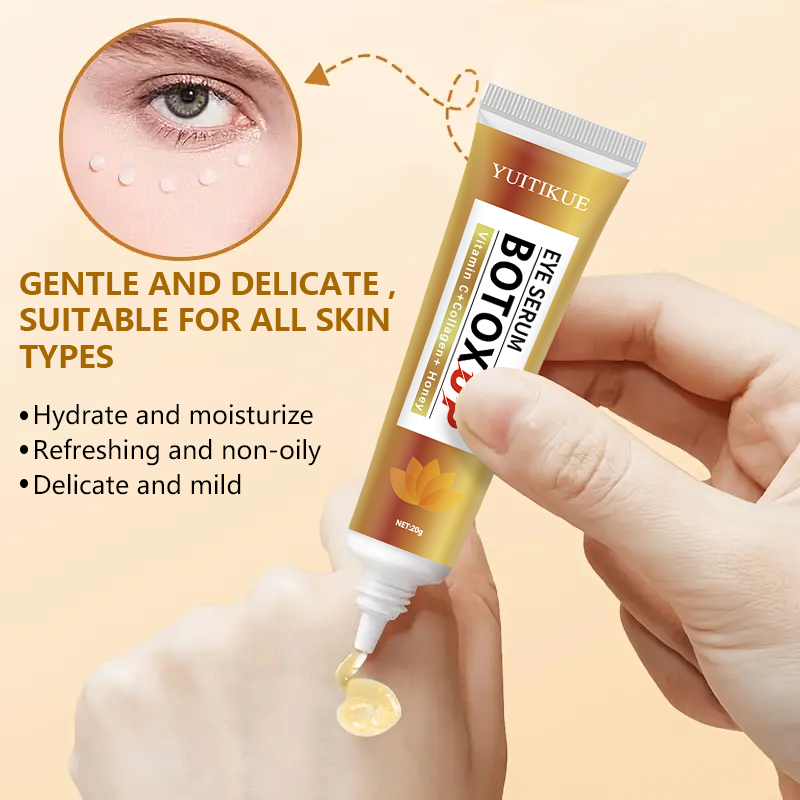 YUITIKUE Vitamin C & Collagen  - Caffeine Eye Serum ulasan dan harga