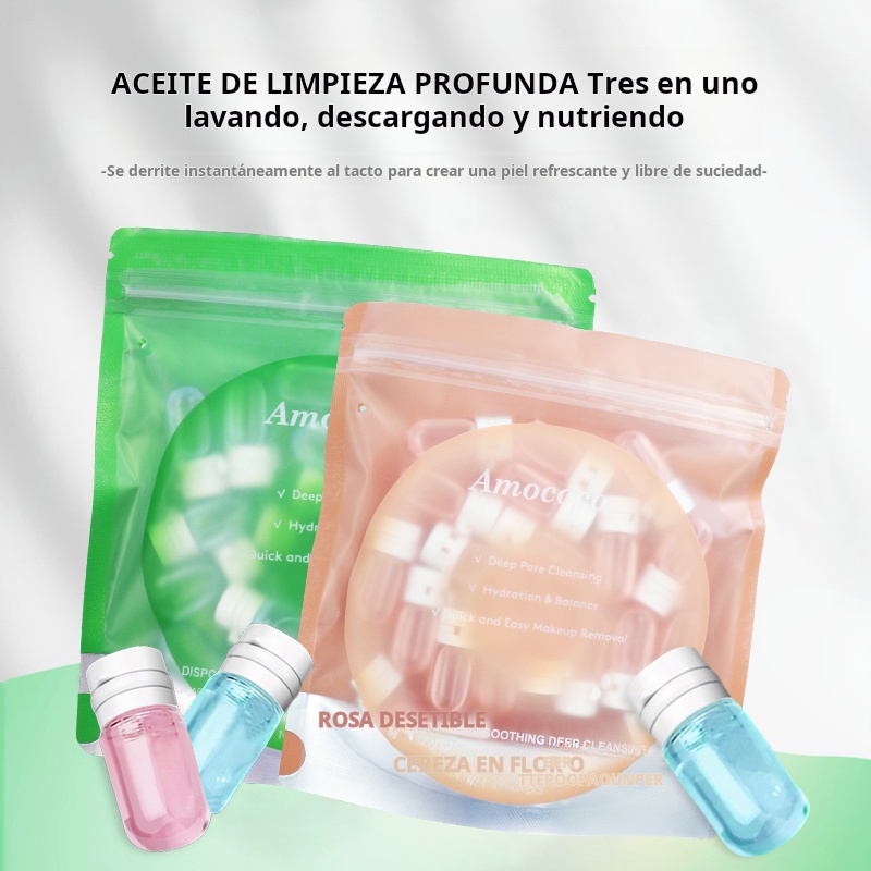 Amococo 3pcs Disposable Cleans - Face Oil Rosehip ulasan dan harga