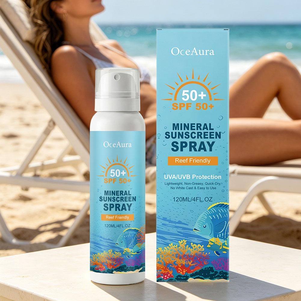 SPF50+ Sunscreen Spray Non-gre - Spf 50 Sunscreen ulasan dan harga