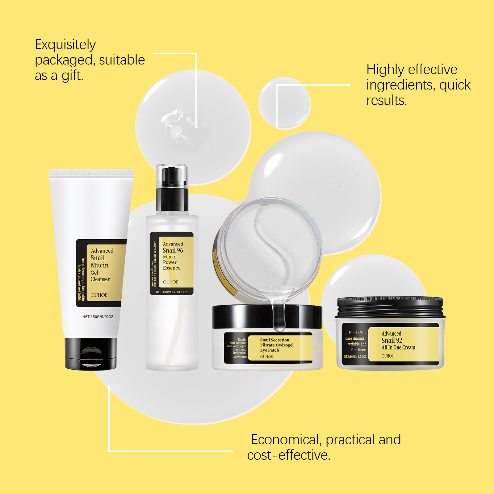 Snail Mucin 96 Skin Care Set M - Skincare Glow Glowing ulasan dan harga