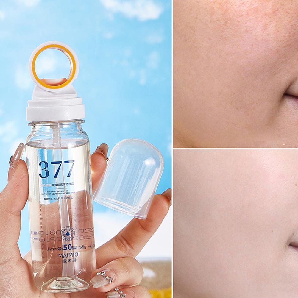 90ml 377 Facial Skin Whitening - Spf 50 Sunscreen ulasan dan harga