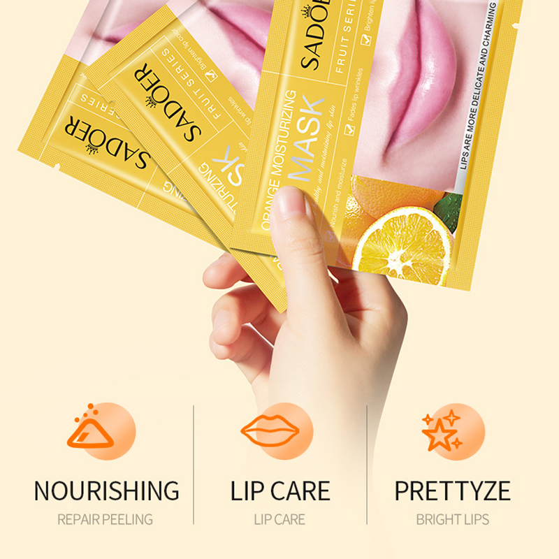 30pcs Fruits Lip Mask Moisturi - Skincare Collagen ulasan dan harga