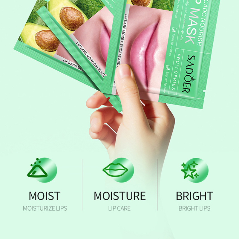 30pcs Fruits Lip Mask Moisturi - Skincare Collagen ulasan dan harga