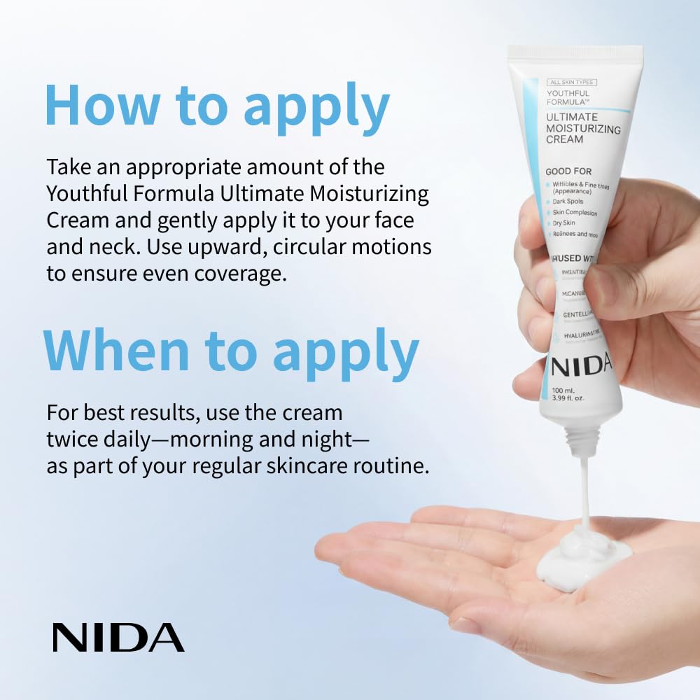 NIDA Moisturizing Cream+Sunscr - Spf 50 Sunscreen ulasan dan harga