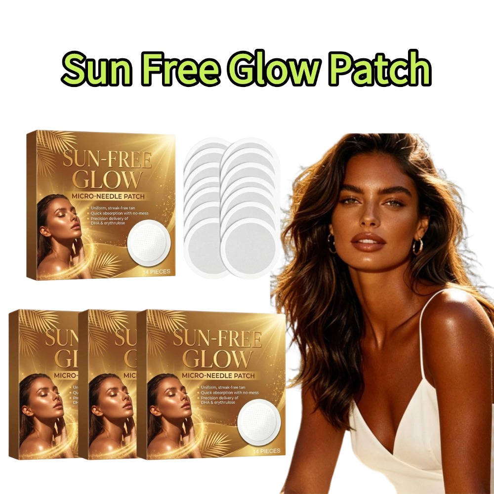 14Pcs Sun Free Glow Patch Sunl - Skincare Glow Glowing ulasan dan harga