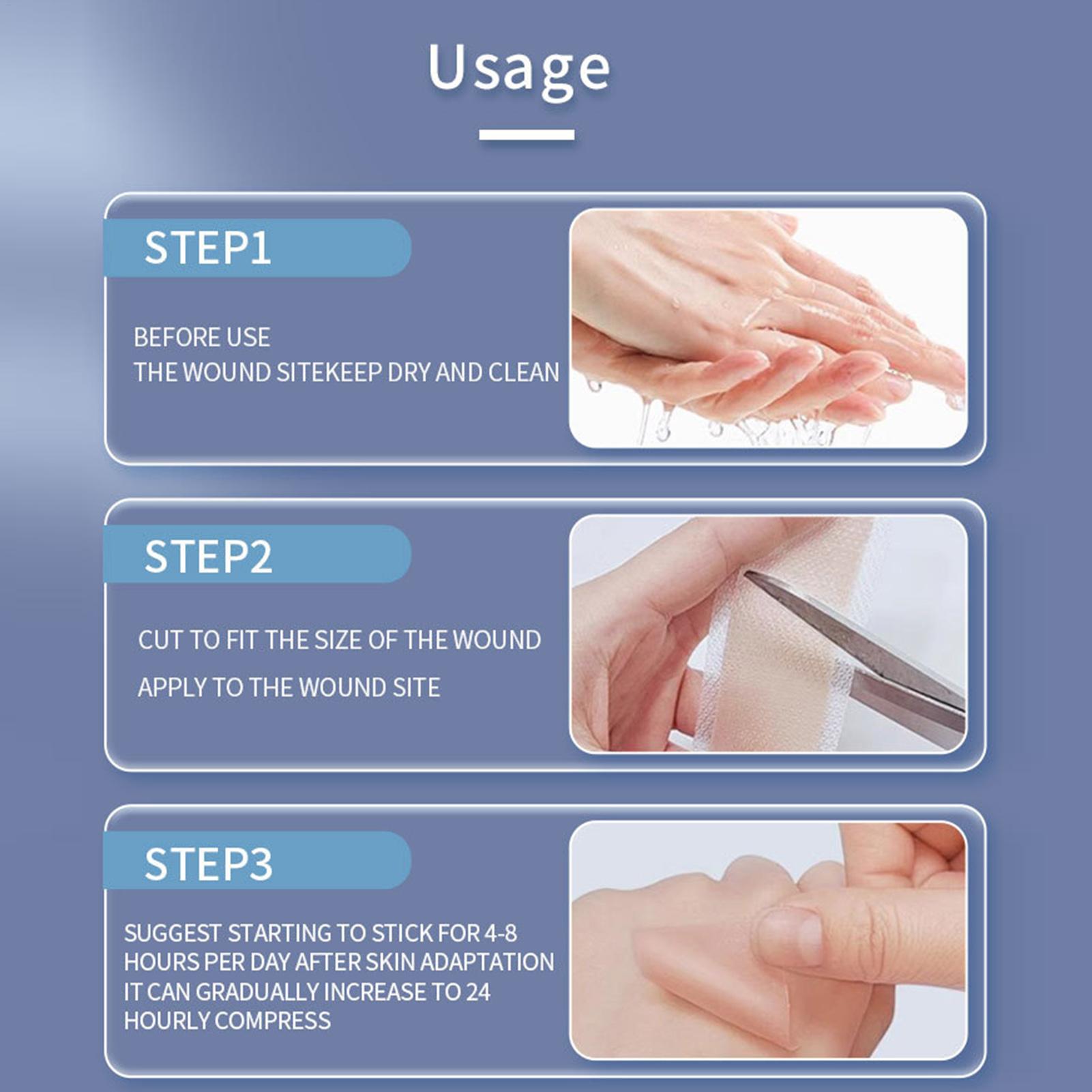 1 Roll Silicone Scar Sheets 4c - Skincare Collagen ulasan dan harga